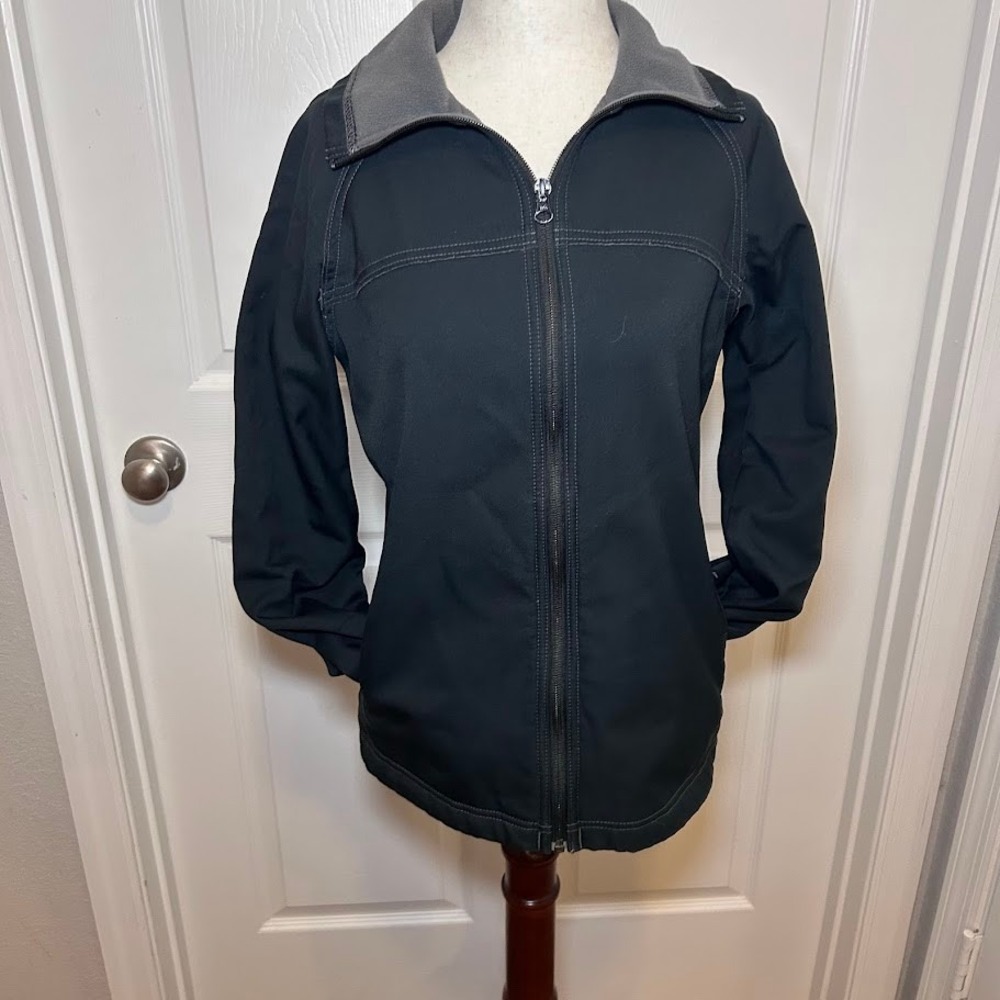 Columbia Women's Jacket Omni-Shield Black Small Fleece Lined Outerwear Hiking